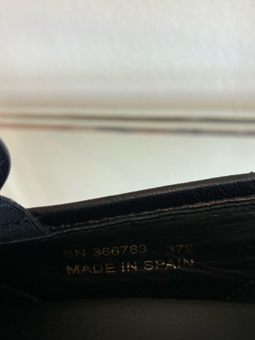 Saint Laurent 37.5 Black Studded Slip-On Sneakers - Picture 10 of 10